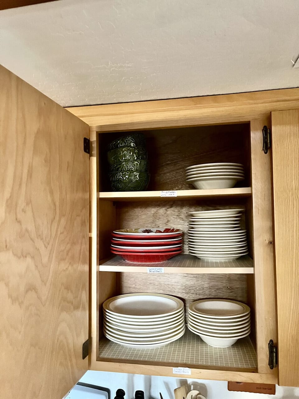 Plenty of dinnerware for feeding your entire group