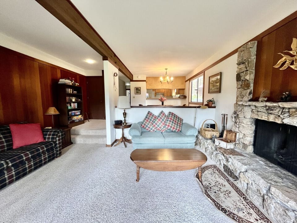 Sofa bed in living area for overflow guests