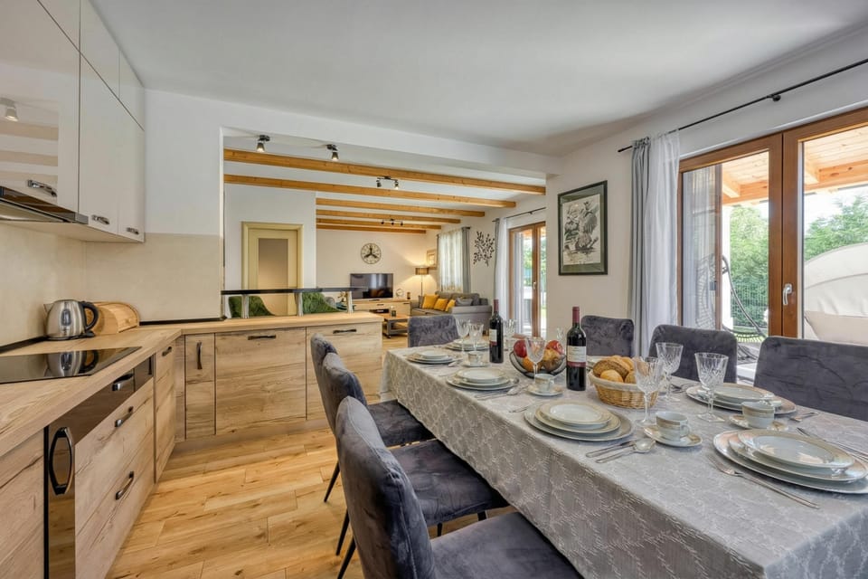 Kitchen and dining area