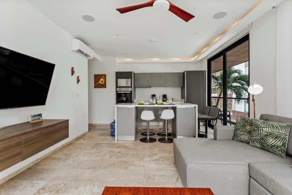 Relax and unwind in this comfortable setup.