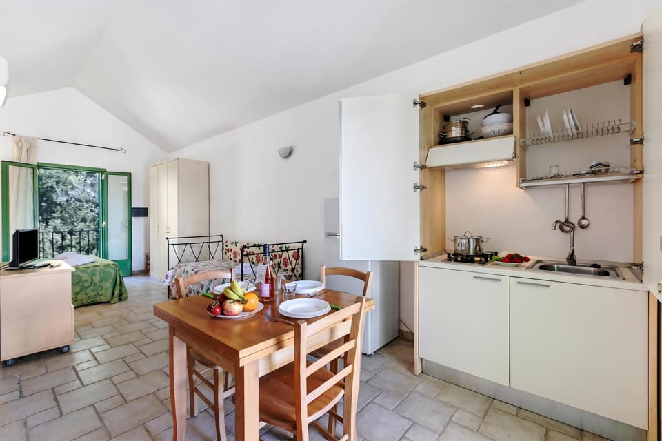 Kitchen and dining area