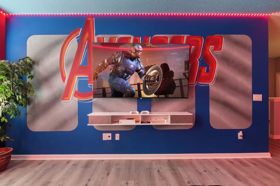 Custom Avengers Themed Movie / Play Room