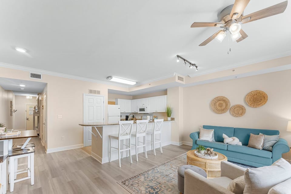 Living and dining area