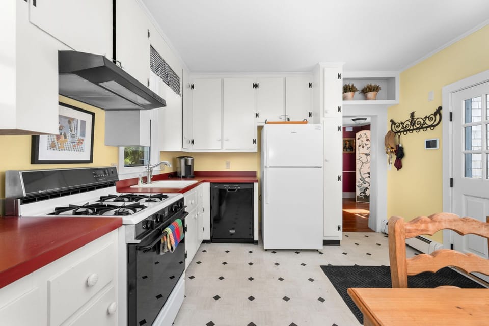 Well-equipped kitchen featuring