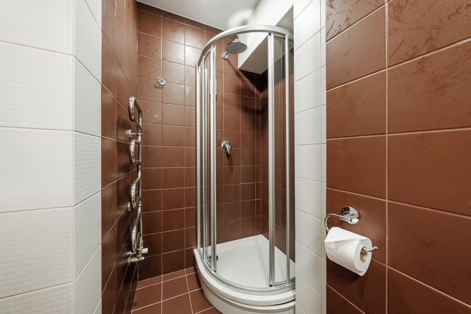 Single Room | Bathroom | Hair dryer, towels, soap, shampoo
