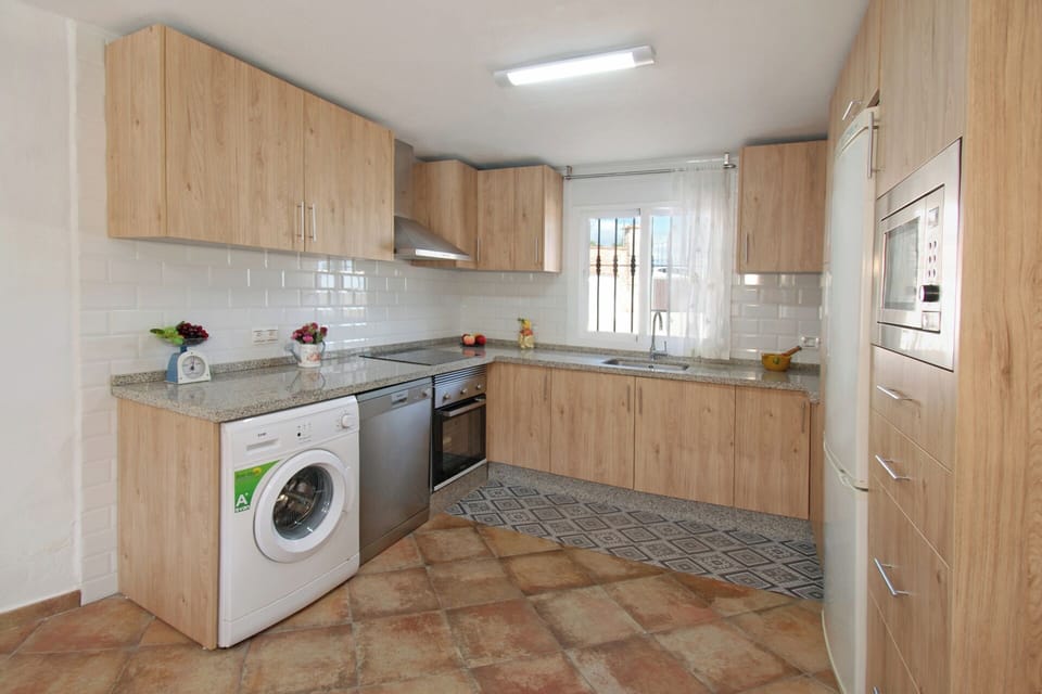 A very well-equipped kitchen.