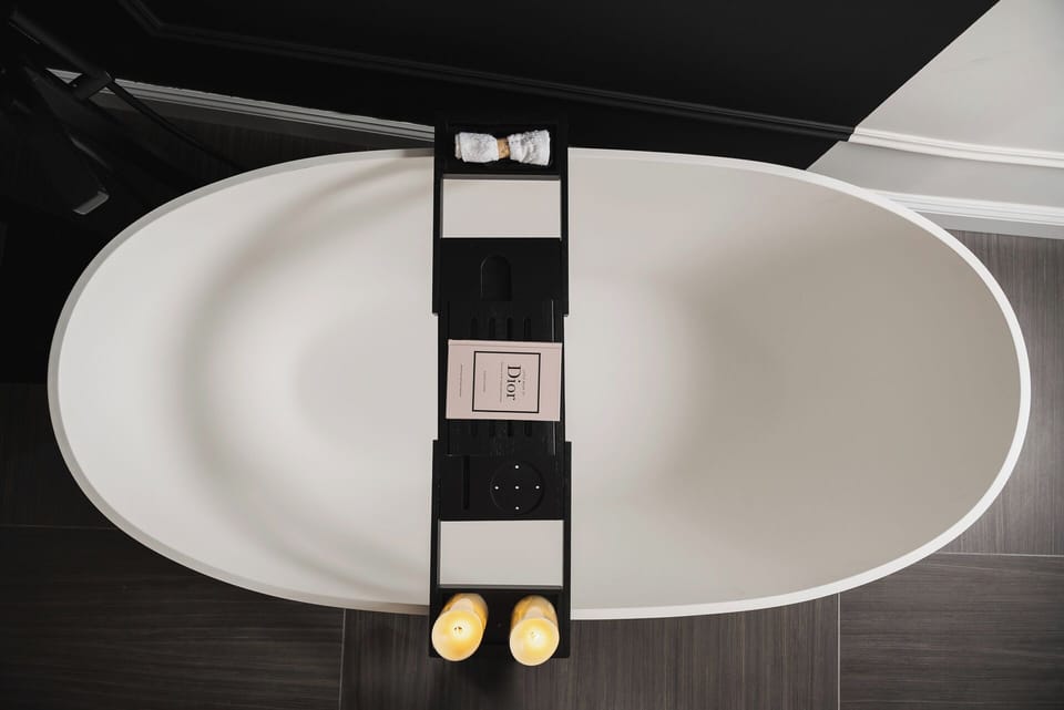 Suite | Premium bedding, down comforters, memory foam beds, minibar