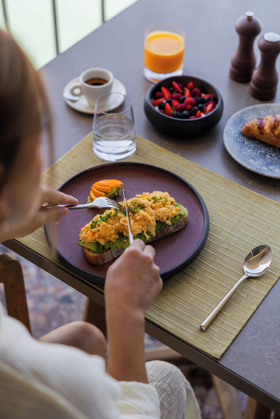 Daily buffet breakfast for a fee