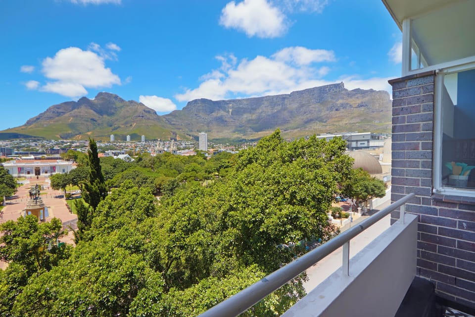 Table Mountain. View from the balcony.