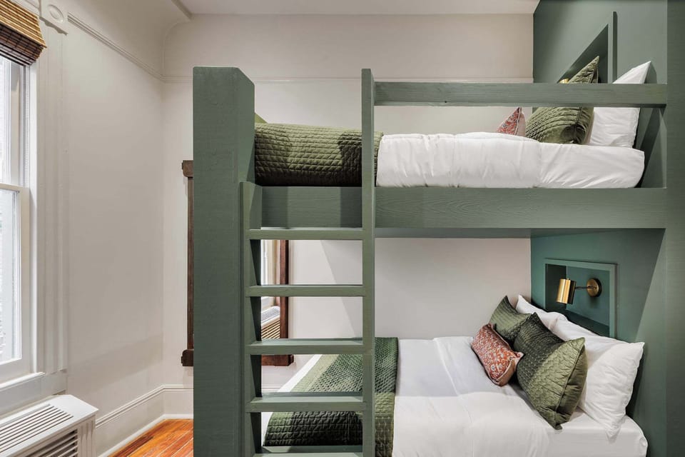 Unit A Bedroom 1 | Full over Full Bunk | First Floor of Suite