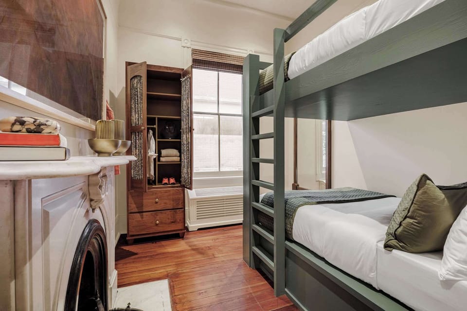 Unit A Bedroom 1 | Full over Full Bunk | First Floor of Suite