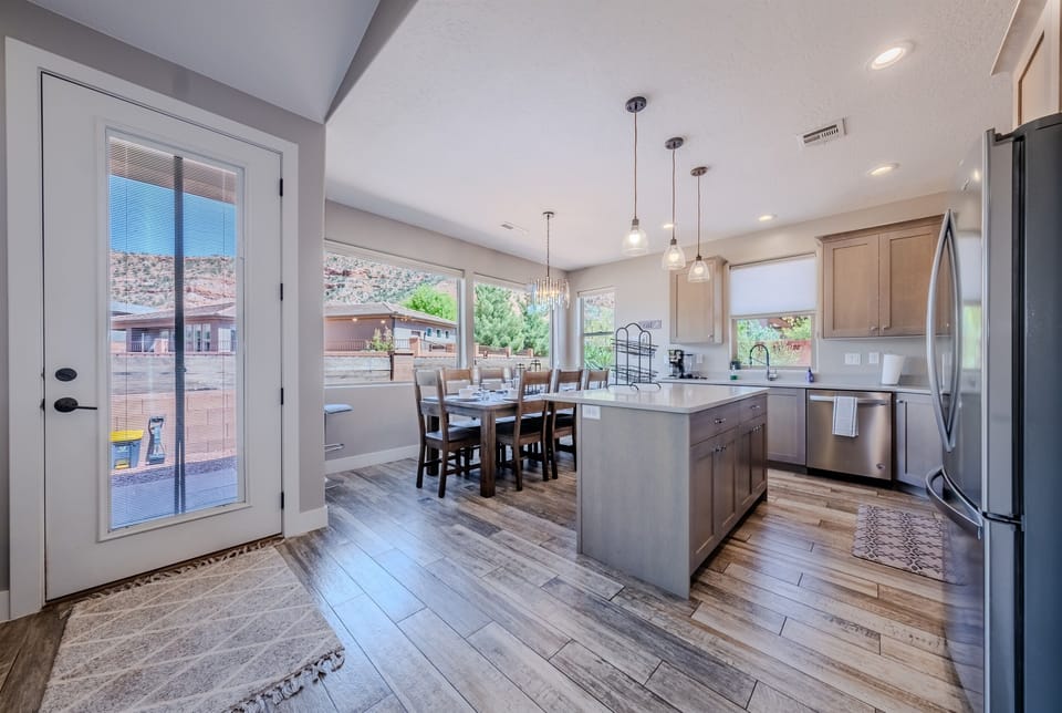 Fully Equipped Kitchen with Dining Area