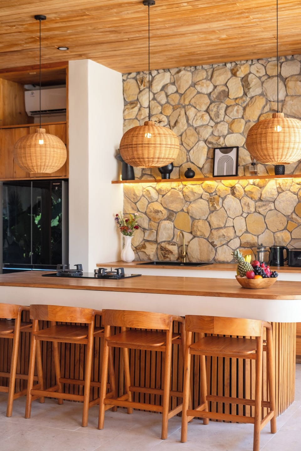 Deluxe Villa, 2 Bedrooms, Private Pool | Private kitchen | Fridge, microwave, toaster