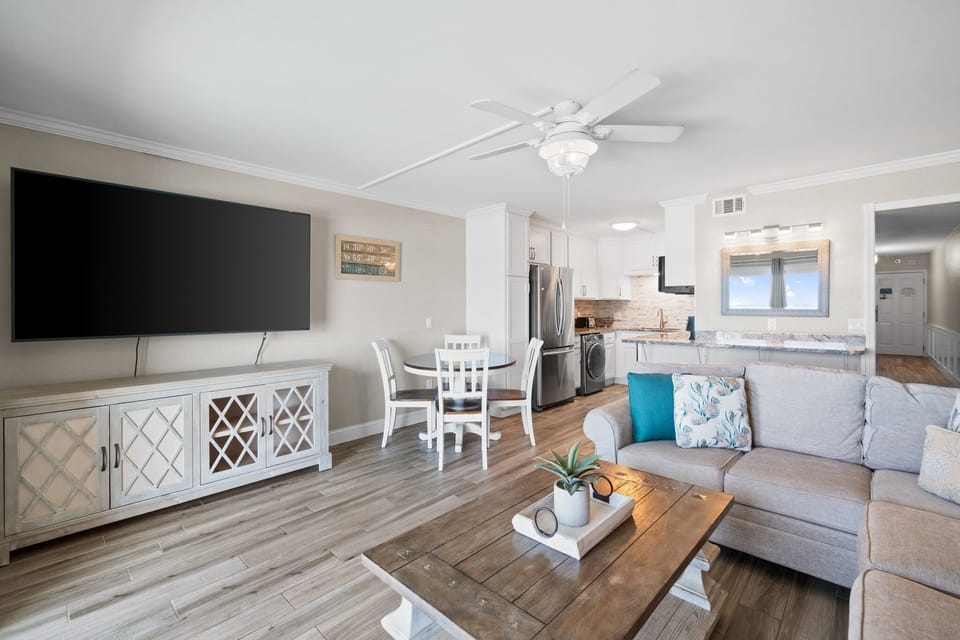 Living Room with Queen Sleeper Sofa