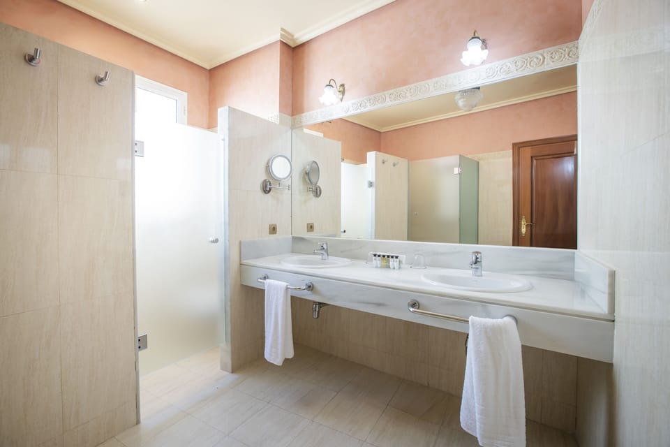 Deluxe Double or Twin Room | Bathroom | Free toiletries, hair dryer, towels, soap