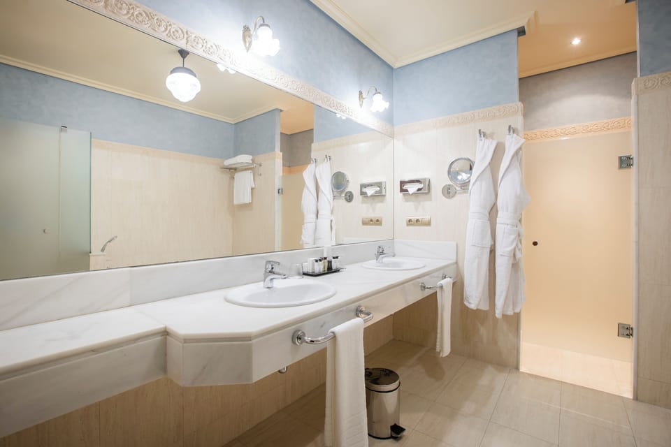 Junior Suite | Bathroom | Free toiletries, hair dryer, towels, soap