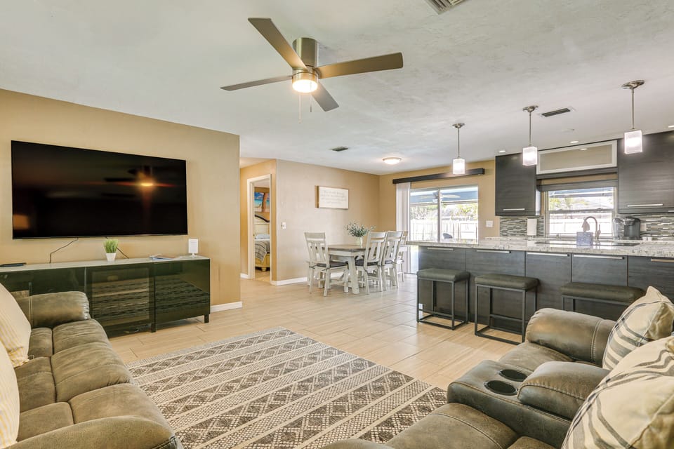 Property Interior | Single-Story Home | Free WiFi | Central A/C & Heating