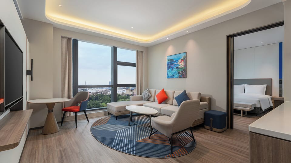 Suite, 1 Bedroom | Down comforters, desk, laptop workspace, blackout drapes