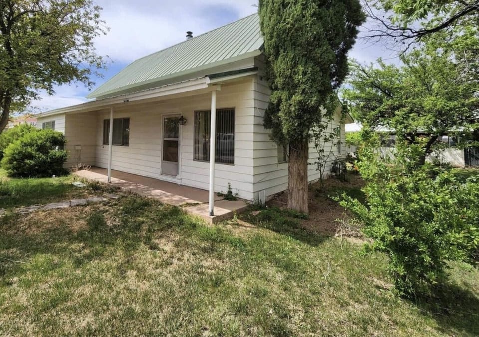 The front entrance of the 4 bedroom house