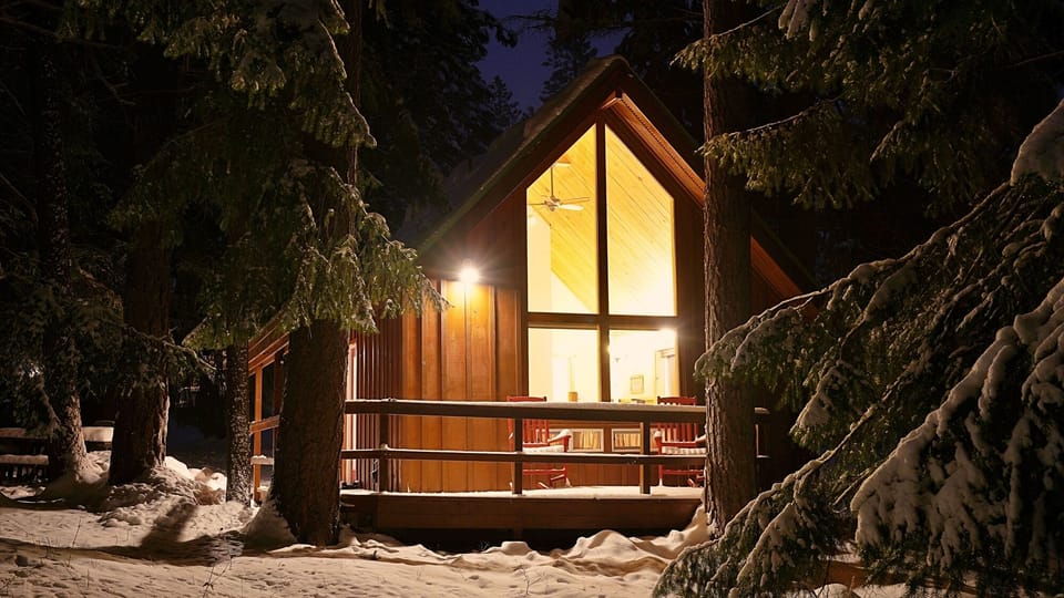 Outside Winter Night