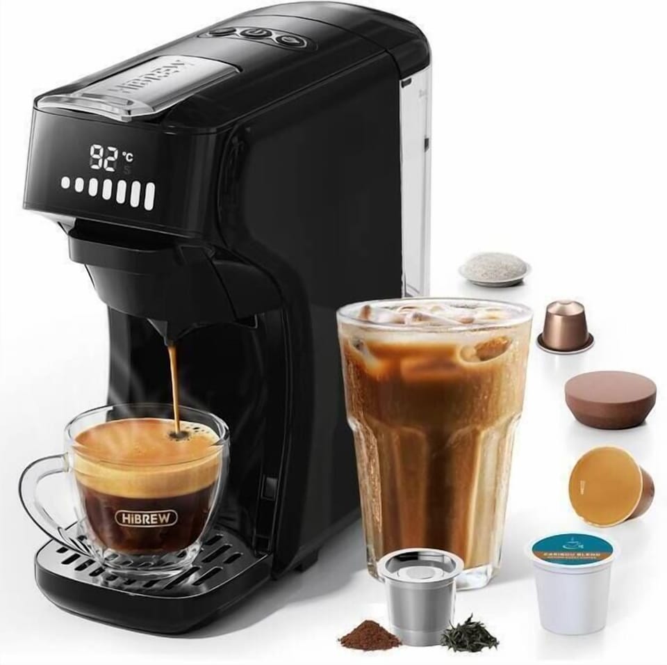 6 type of coffee pads machine