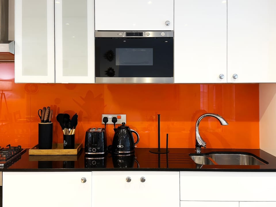 Beautifully designed kitchen with modern appliances and all the essentials, making it easy to prepare everything from a quick breakfast to a home-cooked dinner