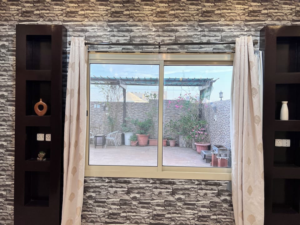 Apartment, 1 Double Bed, Kitchen, Park View | Garden view