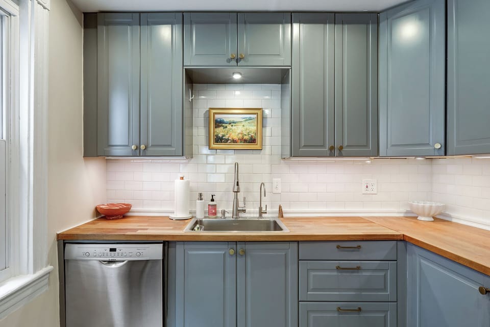Fully stocked kitchen
