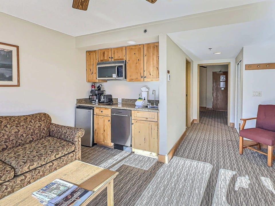 Pull out sofa and kitchenette | Listed with @BookTraverse