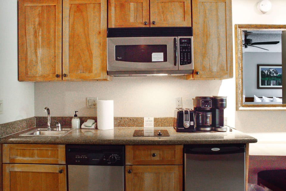 Convenient and Stocked Kitchenette |Listed with @BookTraverse