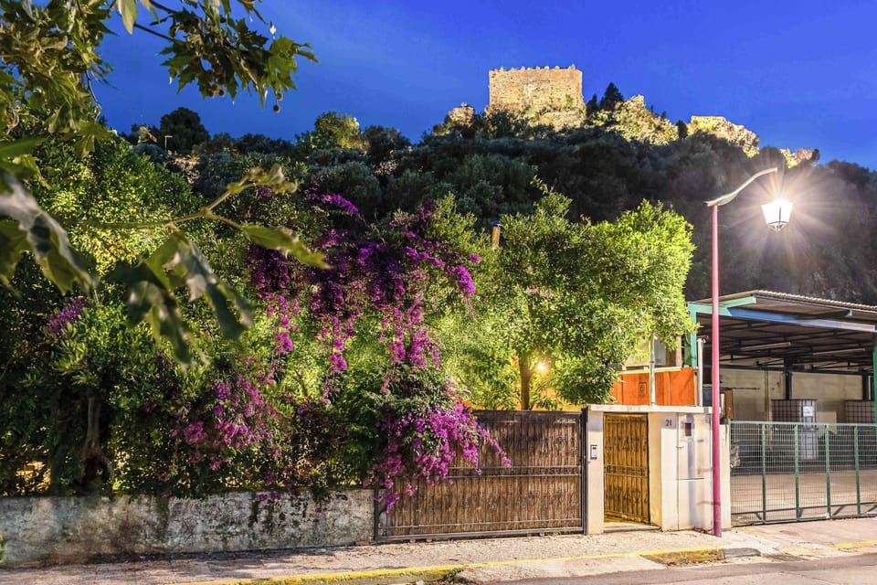 Under the castle light - Sunset magical hour!