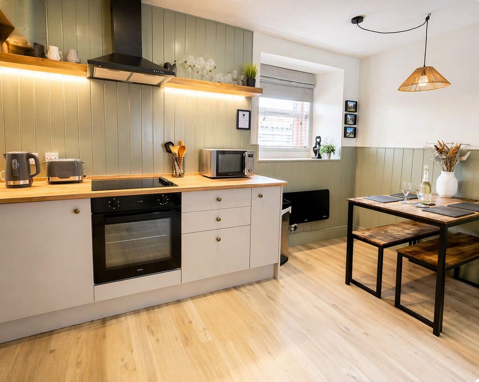 Dining area set and ready whenever you are