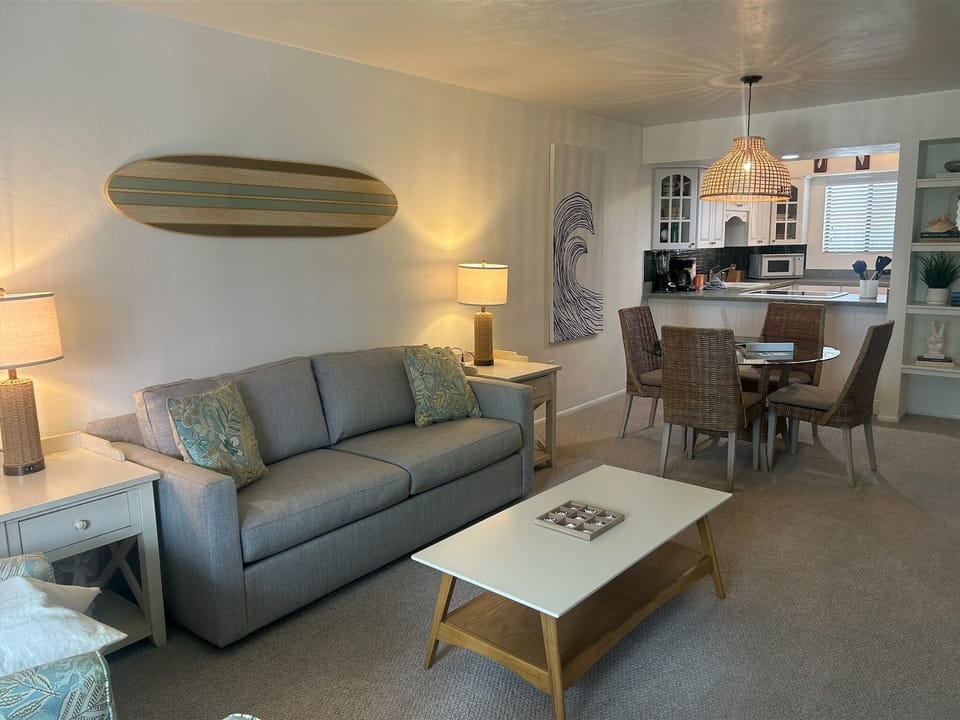 Inviting seating area