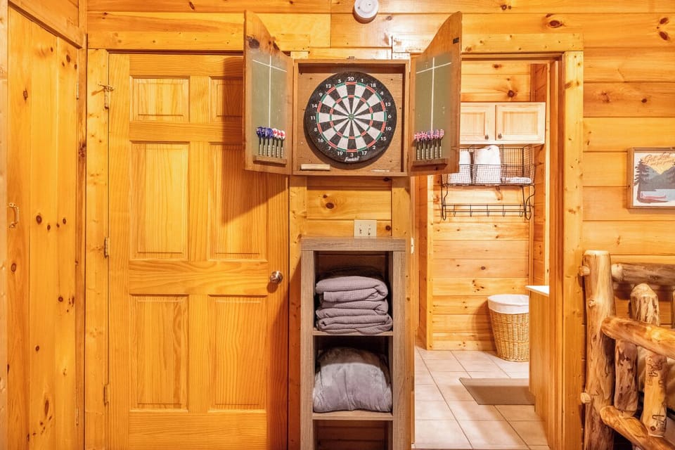 Timber Tails' dart board