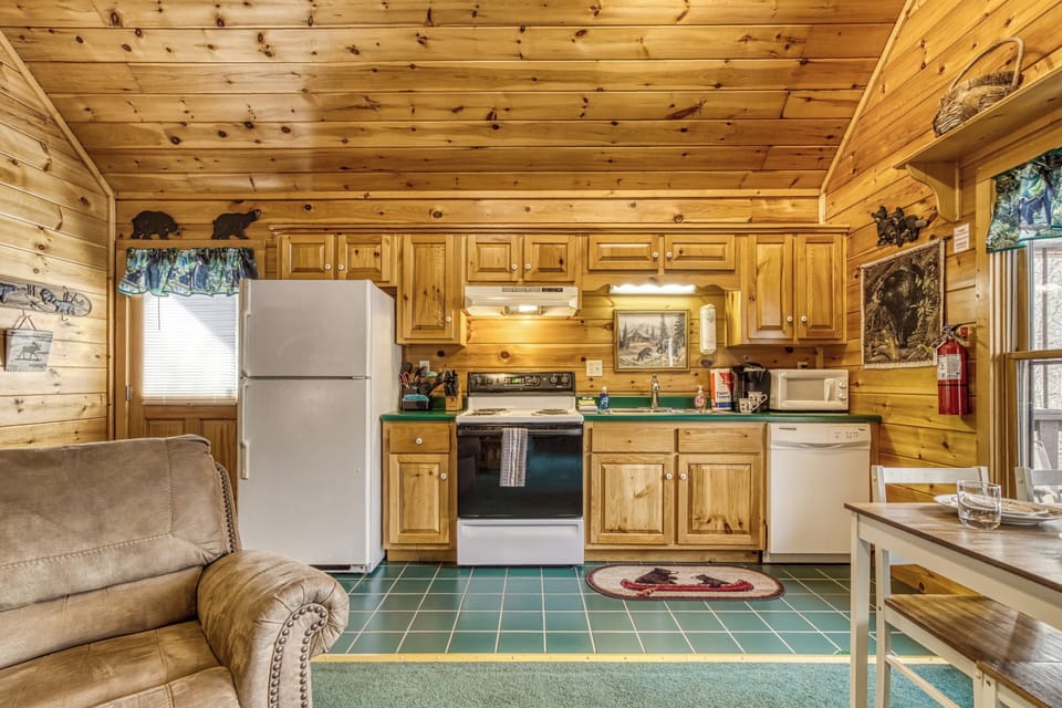 Well stocked kitchen