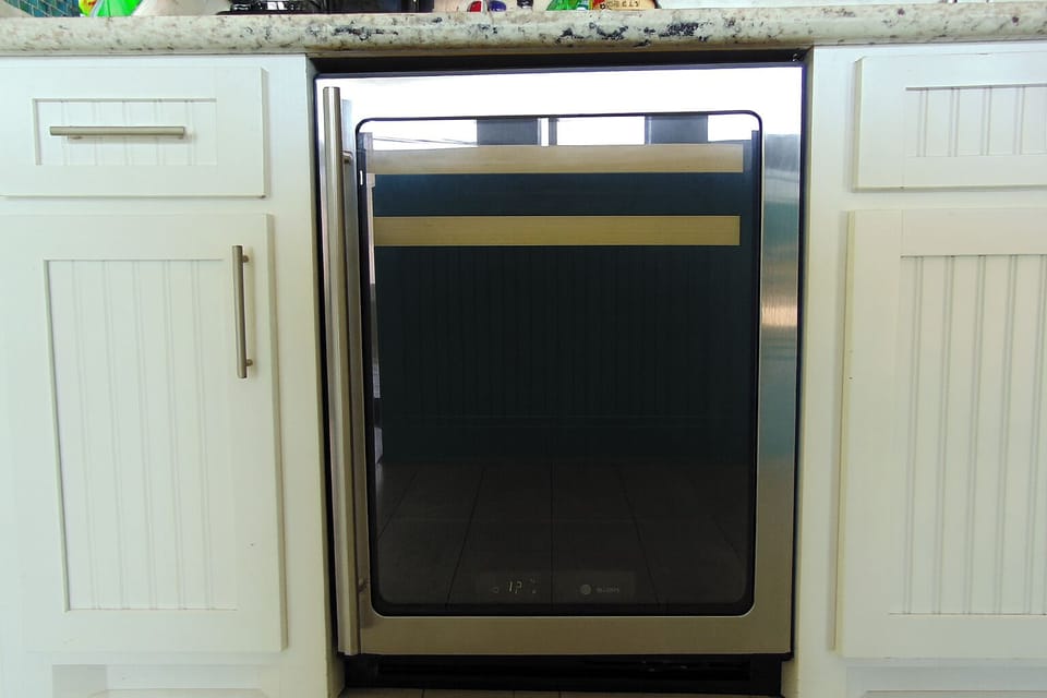Wine cooler.  Other beverages can be cooled here.