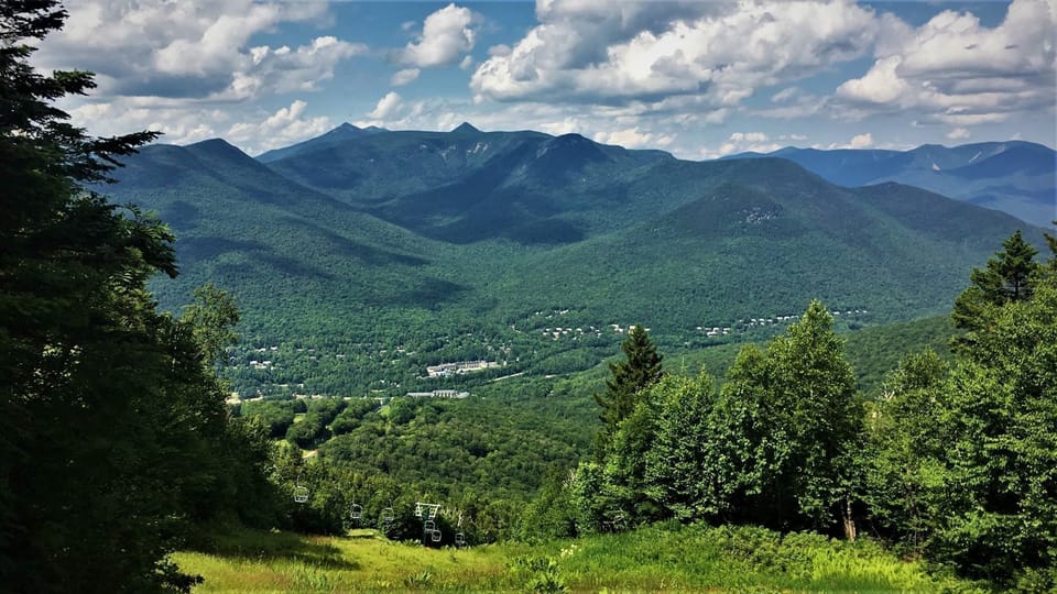 Discover panoramic mountain views and lush scenery that surround the area, perfect for hiking enthusiasts and nature lovers alike, just minutes from Loon Mountain Resort.