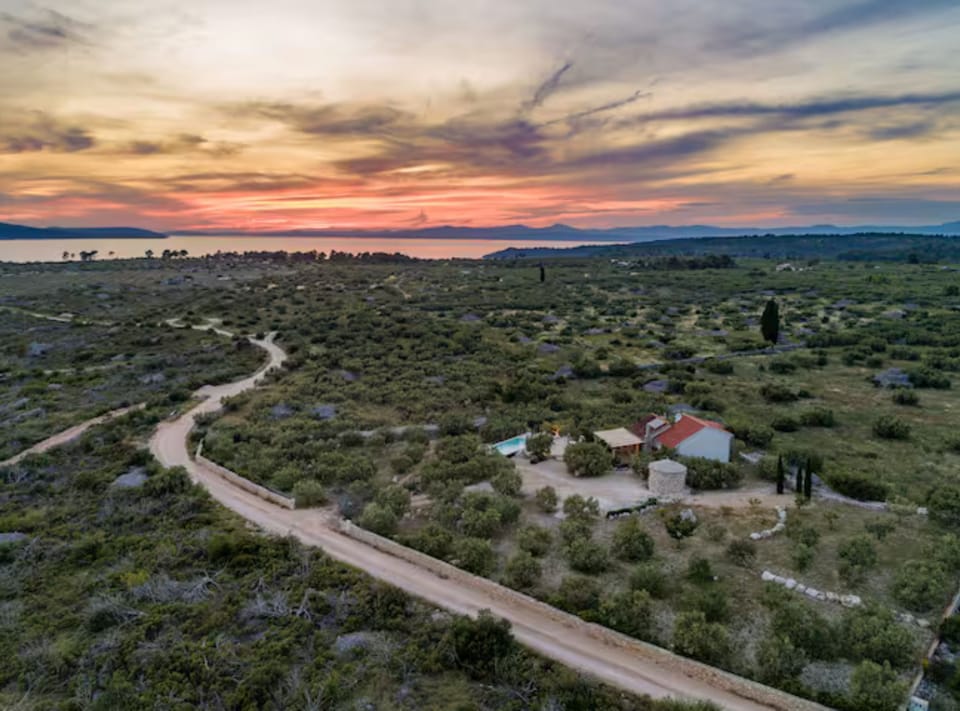 House (Three Bedroom Holiday Home with Pool) | Aerial view