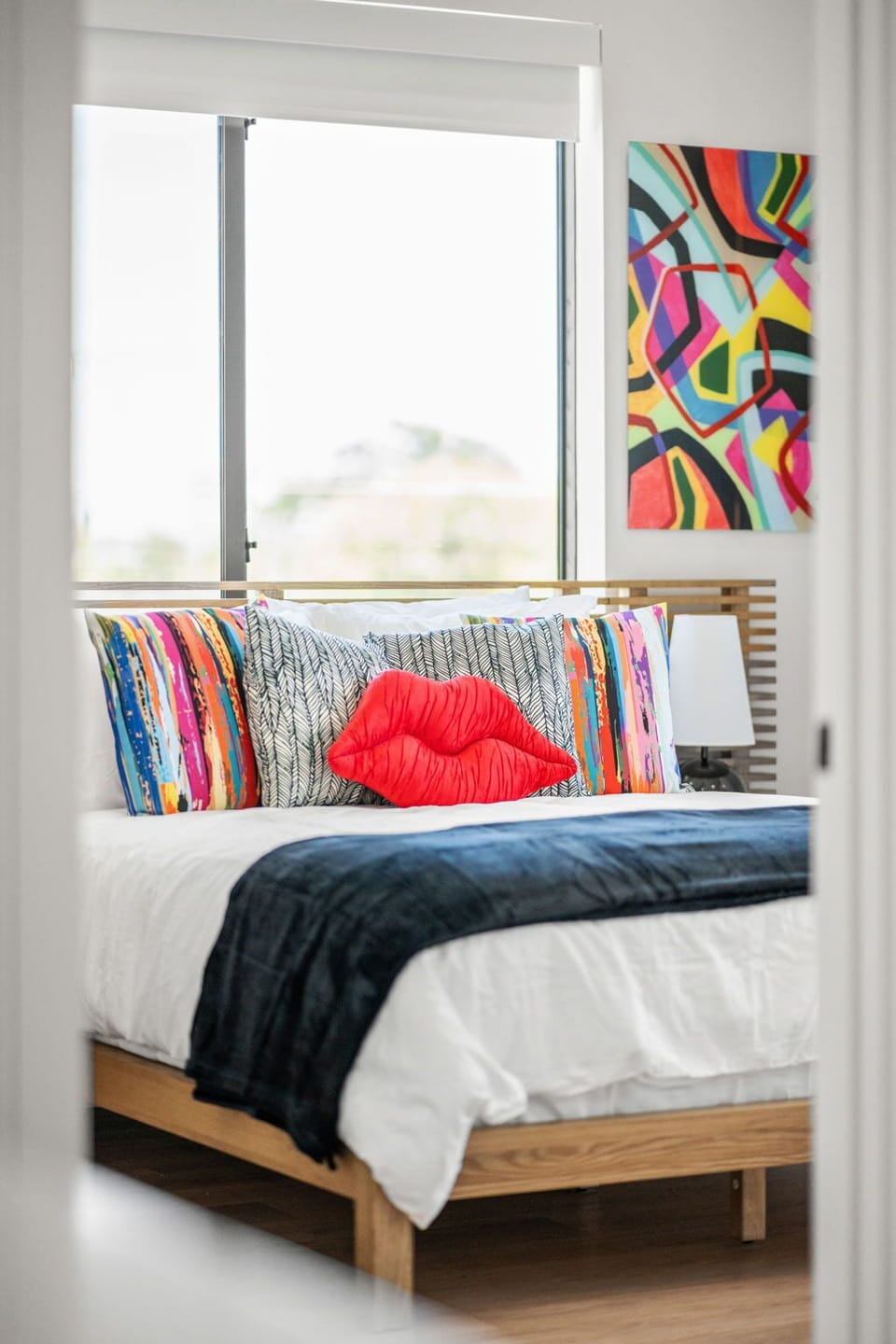 Every bedroom is full of colorful details.
