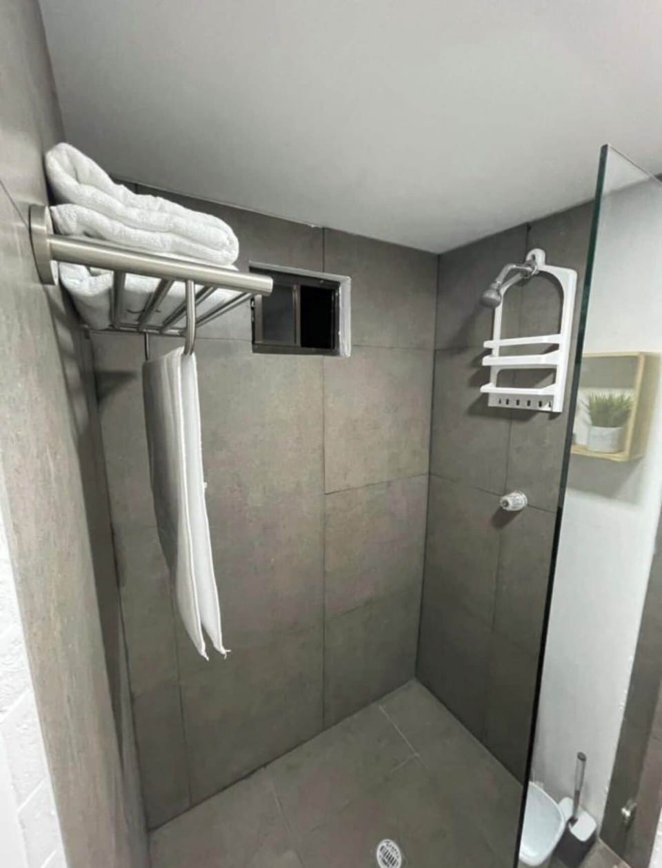 Comfort Double Room, Pool View | Bathroom | Shower, free toiletries, towels, soap