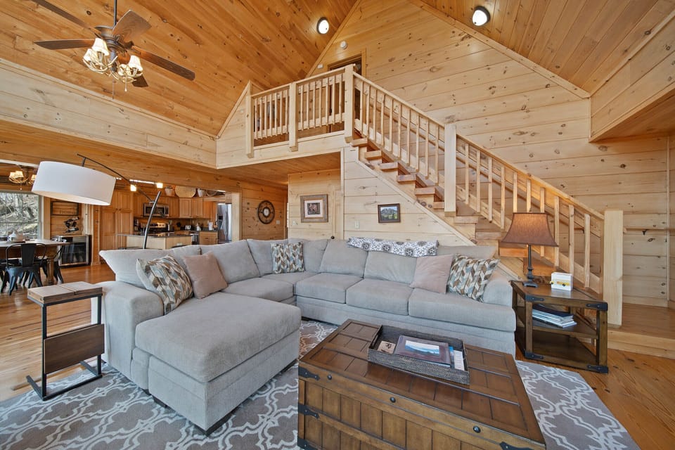 Cozy Sectional in the Living Room