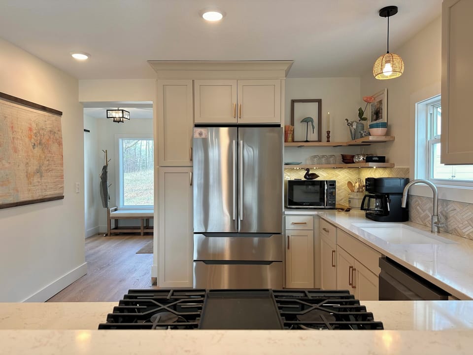 Having a full usable kitchen was important to us, we hope it has what you need. 