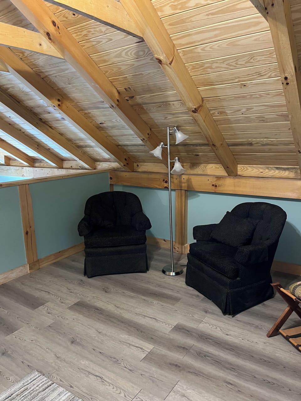 Updated loft sitting area