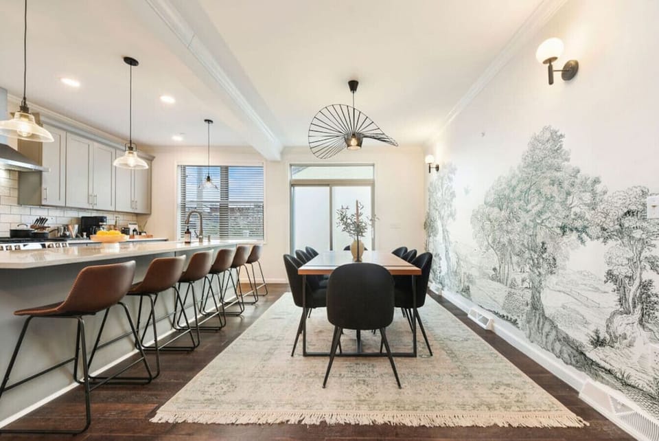 Enjoy a beautifully designed dining and living space, perfect for gathering and unwinding.