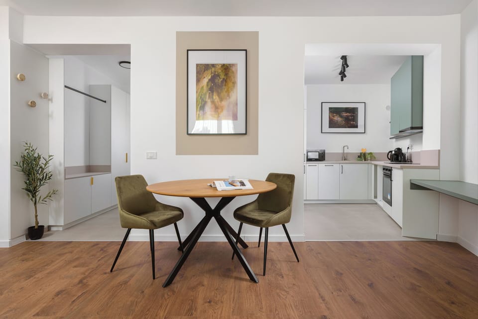 Superior Apartment, Balcony, City View | 1 bedroom, desk, laptop workspace, blackout drapes