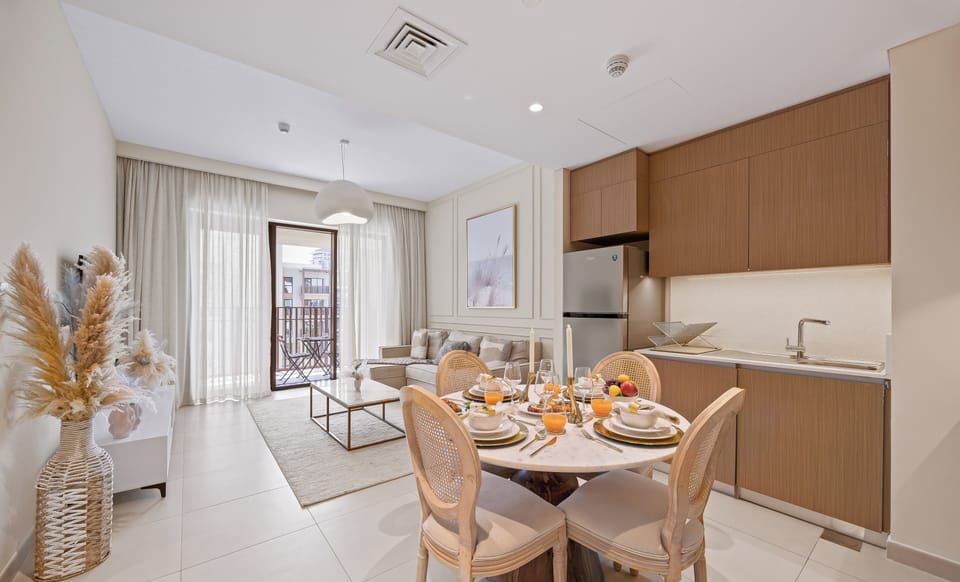 Classic Apartment, Balcony, Pool View | Living area | 55-inch Smart TV with digital channels, Netflix, streaming services