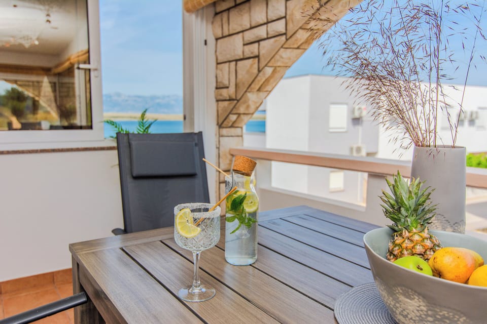 Standard Apartment, Balcony, Partial Sea View | Terrace/patio