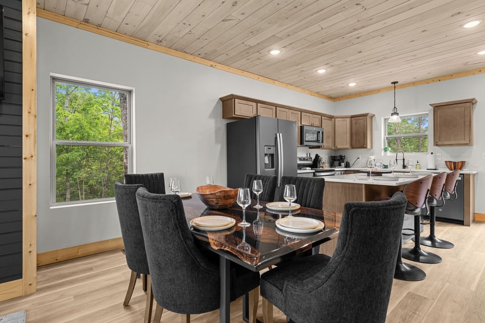 Fully Equipped Kitchen With Stainless Appliances