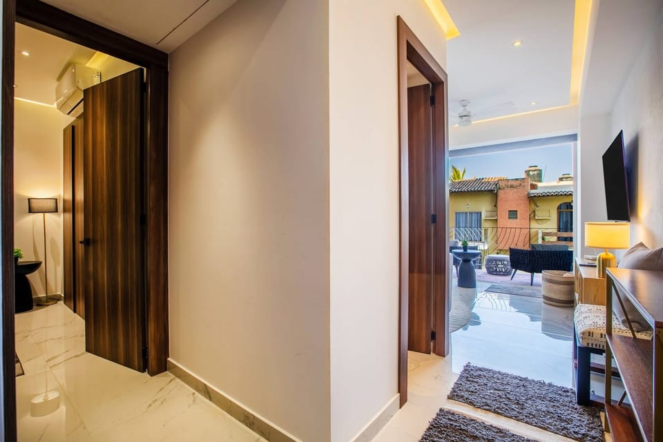 Entrance to the bedroom