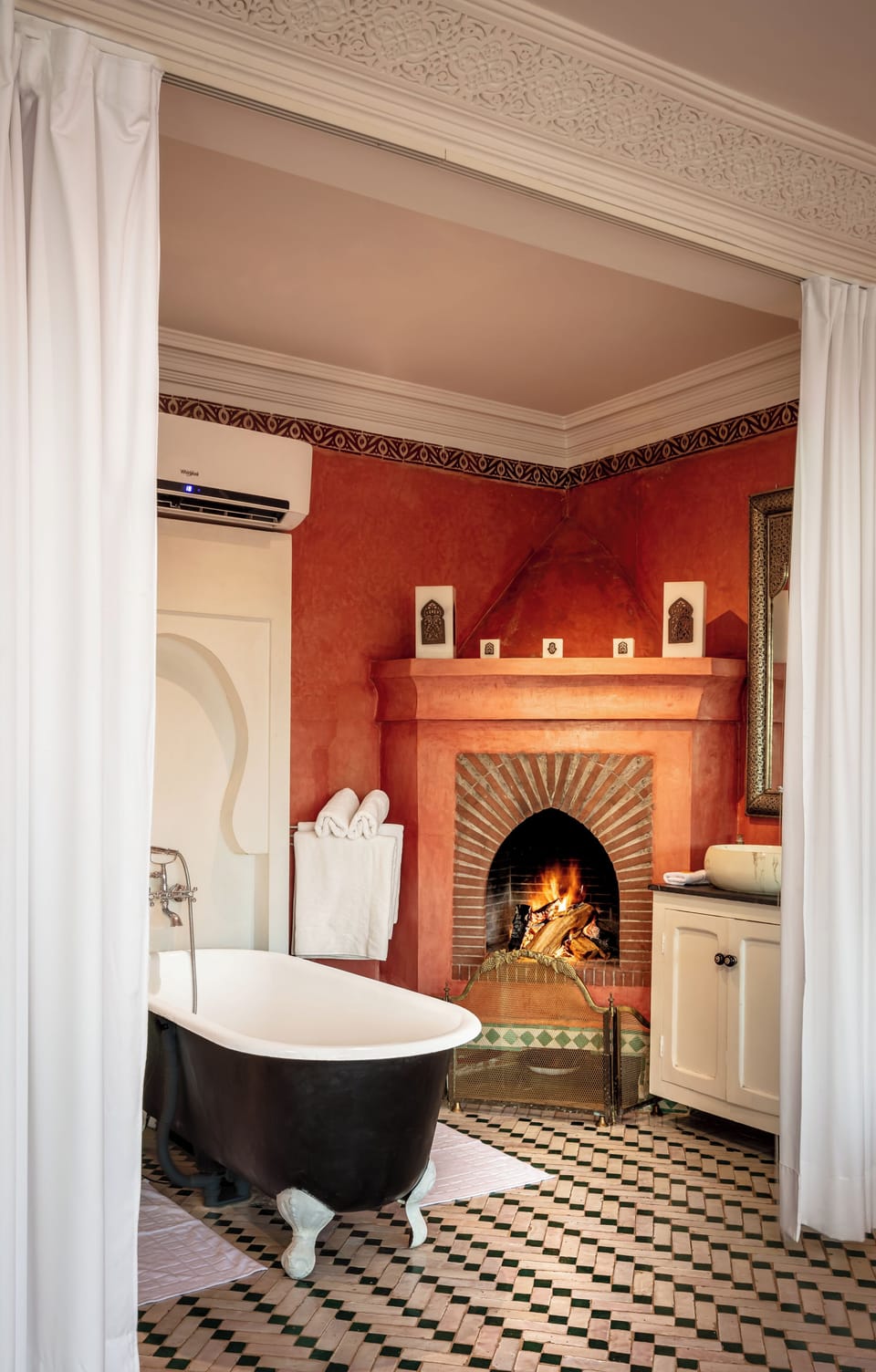 Deluxe Suite | Bathroom | Designer toiletries, hair dryer, slippers, soap